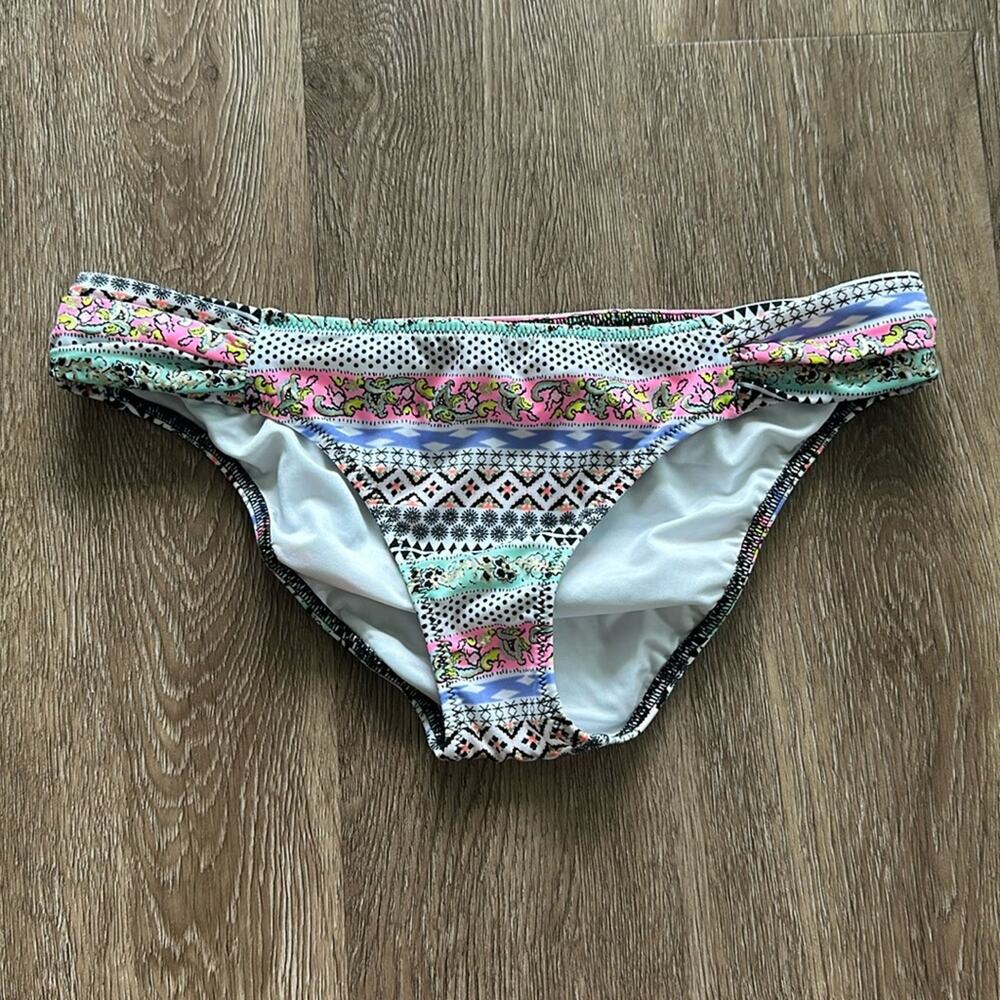Victoria's Secret Low Rise‎ Knockout Bikini Bottom Multi Color Size Small